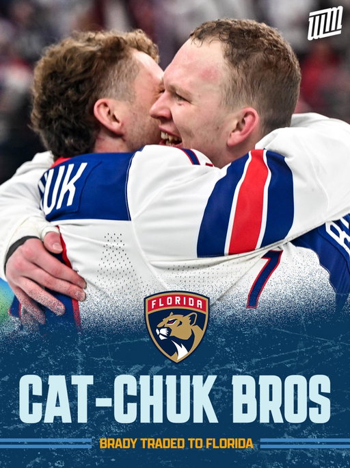 Guess who’s back together again… 👀

Brady Tkachuk has been traded to the Florida Panthers 🐆