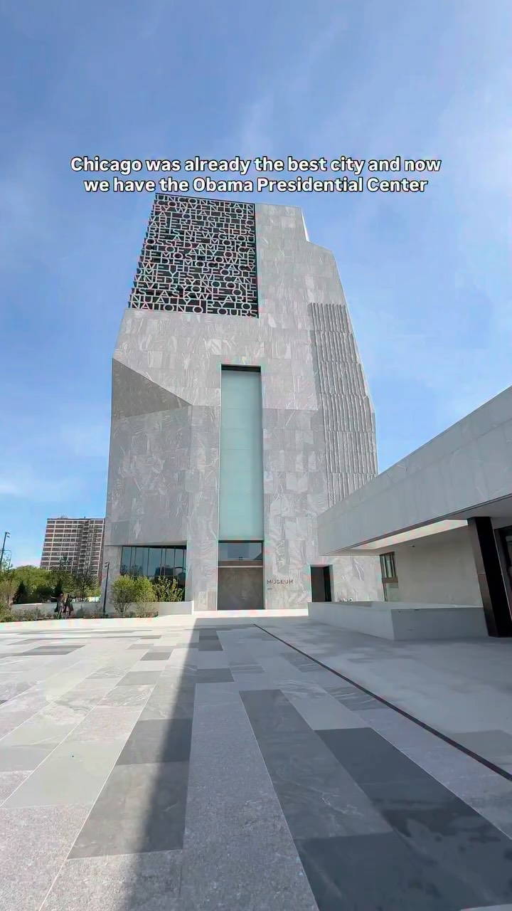 The Obama Presidential Center is officially open in Chicago!!

There’s a museum, Sky Room, basketball court, restaurant & cafe, FREE community events, workshops, talks, Chicago Public Library, 3.5 miles of walking trails, and more! 

Check out @obamafoundation for more details and the upcoming event schedule 🫶🏻

📍6001 S. Stony Island Ave

#chicago #thingstodoinchicago #chicagogram