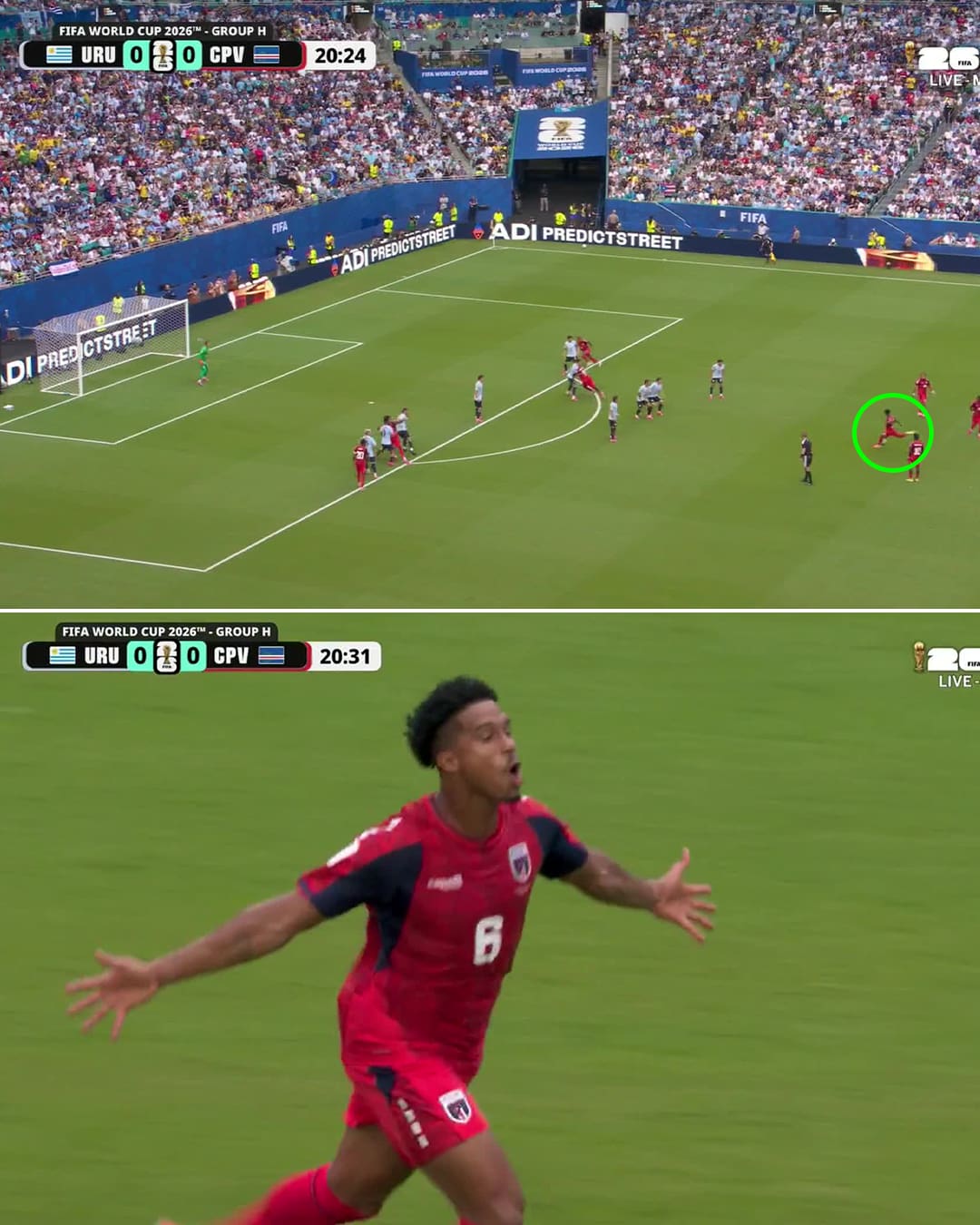 CAPE VERDE'S FIRST-EVER WORLD CUP GOAL IS AN ABSOLUTE STUNNER OF A FREE KICK 😱