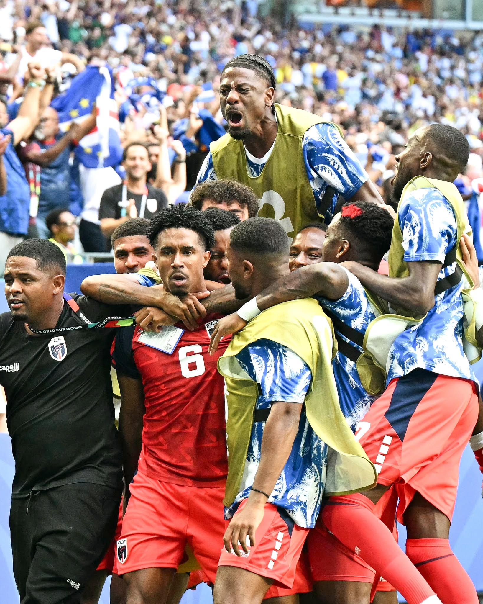 KEVIN PINA MAKES HISTORY WITH CABO VERDE'S FIRST WORLD CUP GOAL 🇨🇻