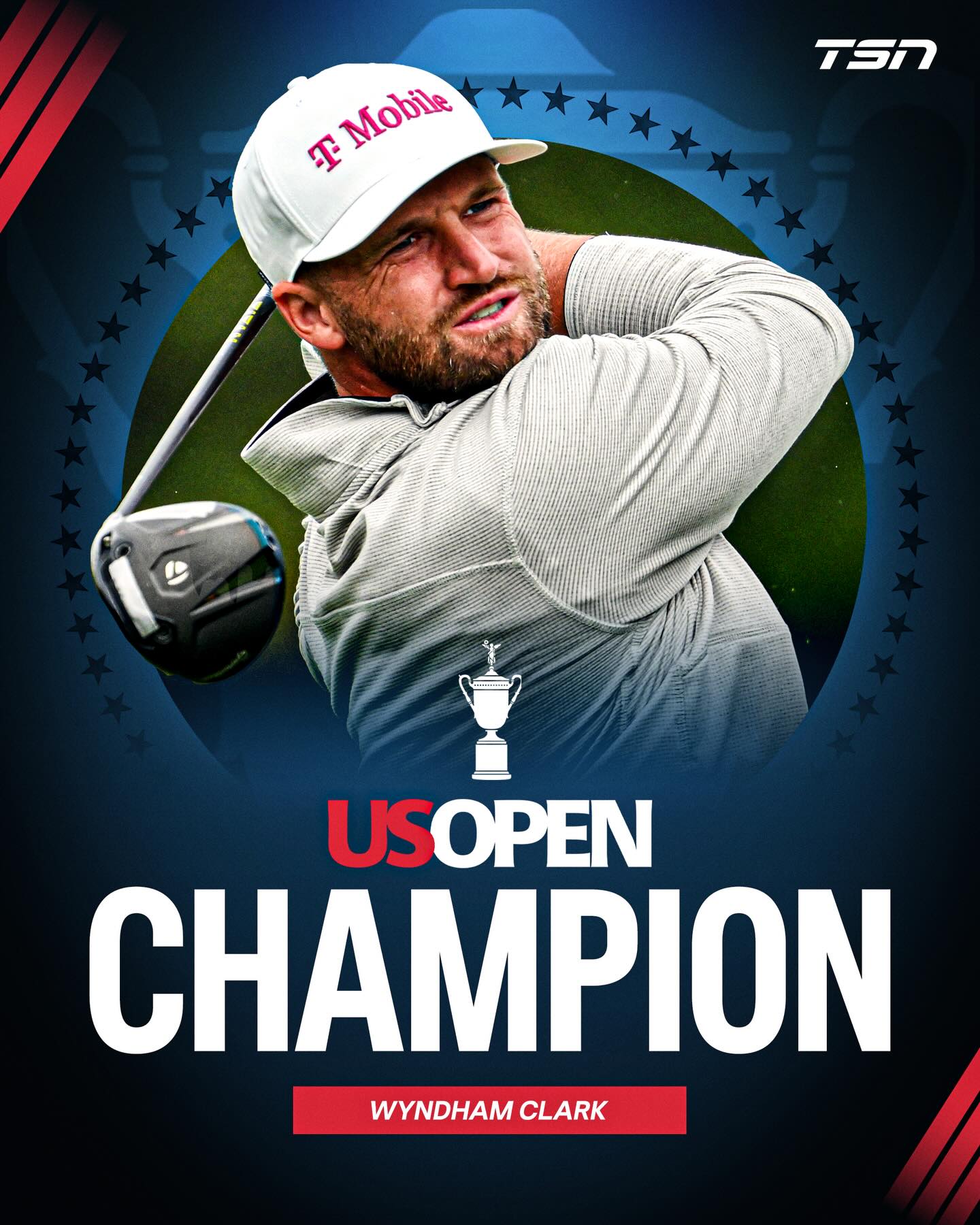 WYNDHAM CLARK IS THE U.S. OPEN CHAMPION 🏆

Clark finished -4 at Shinnecock Hills Golf Club to take home the trophy!

#USOpen