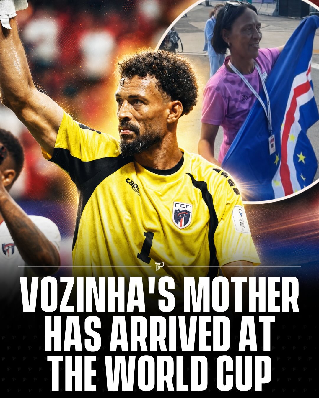 Vozinha’s biggest supporter is finally in the stands. 🥹🇨🇻

After missing Cape Verde’s historic World Cup debut against Spain because of visa issues, his mother Ana Cândida Évora is at the stadium tonight watching her 40-year-old son represent his country on football’s biggest stage.

Some World Cup moments are bigger than football. ❤️

Via @willmansowplg

#Pubity #WorldCup #CapeVerde #Football