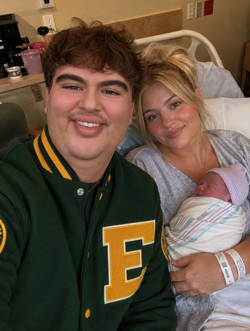 This Father’s Day is a special one 🎉 Super happy to announce the birth of my own & Kenzie’s baby boy Blazer Thadley. Born on June 20th at 6:45pm & everyone is healthy. Now some of you might be asking why did I keep this from you guys? The truth is Kenzie & I have had a very on and off relationship these past two years. But now that she’s graduated from Eastville High we have finally put our differences aside and both will be here for Blazer. I’ve already learned so much in 24 hours as being a father, I feel like I am fully equipped to show my son the ropes. Can’t wait wait to produce the next Eastville legend, a future me to tear up the field for generations 💪