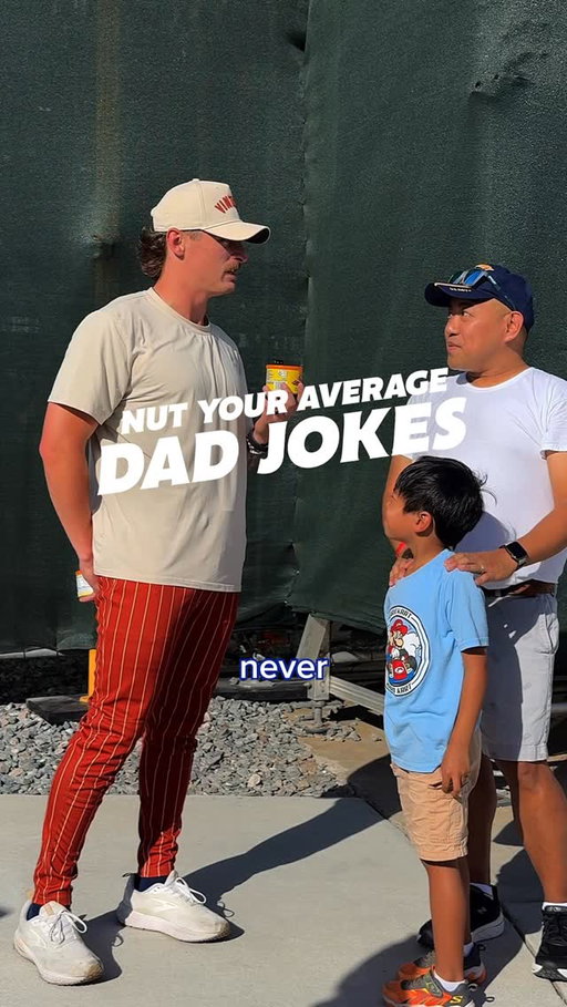 We love dads who always have a dad joke and snack ready. Give us your best nut pun in the comments 👇

#bluediamondpartner
