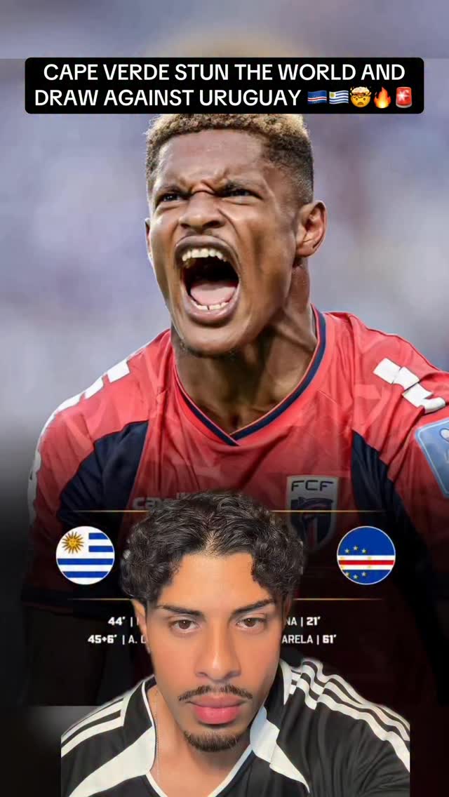 CAPE VERDE STUN THE WORLD AND DRAW AGAINST URUGUAY 🇨🇻🇺🇾🤯🔥🚨 

helio Varela goal today pina goal today canobbio goal today #capeverde #caboverde #worldcup #fifaworldcup #guapmotion