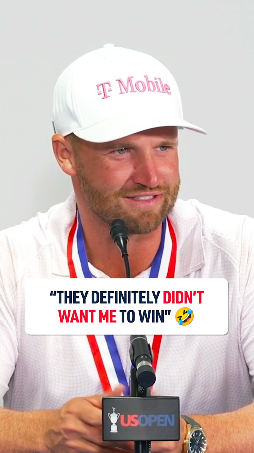 “They definitely didn’t want me to win.”
Wyndham Clark was well aware of who the crowd was rooting for today at Shinnecock.