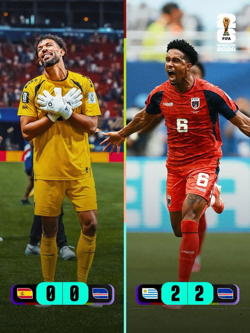 Cabo Verde are unbeaten at the #FIFAWorldCup 🇨🇻