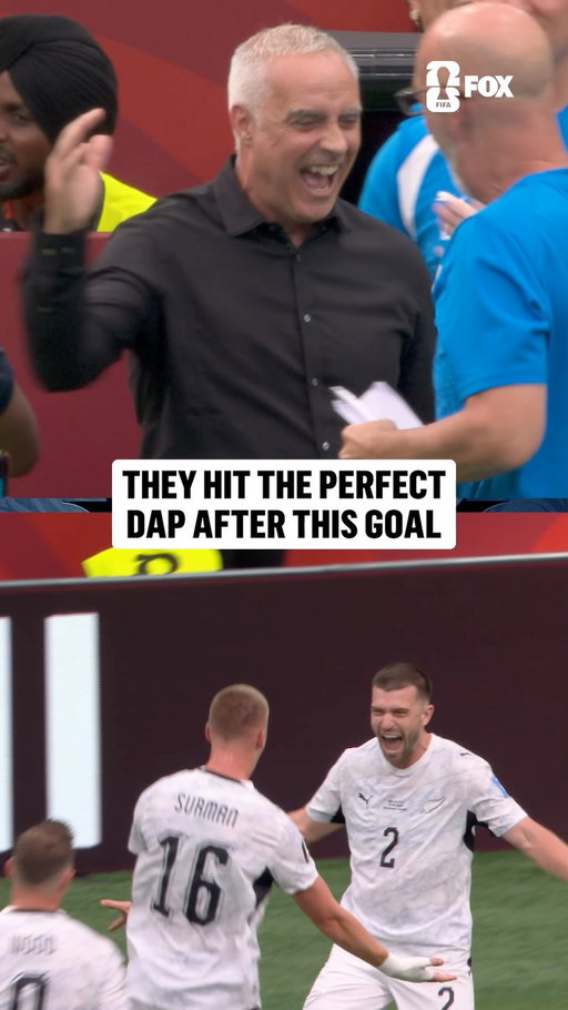 Crispy dap after New Zealand took the lead 🤝