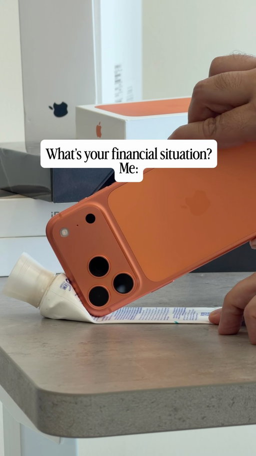When your family asks where your money is but your an  apple fan 😅