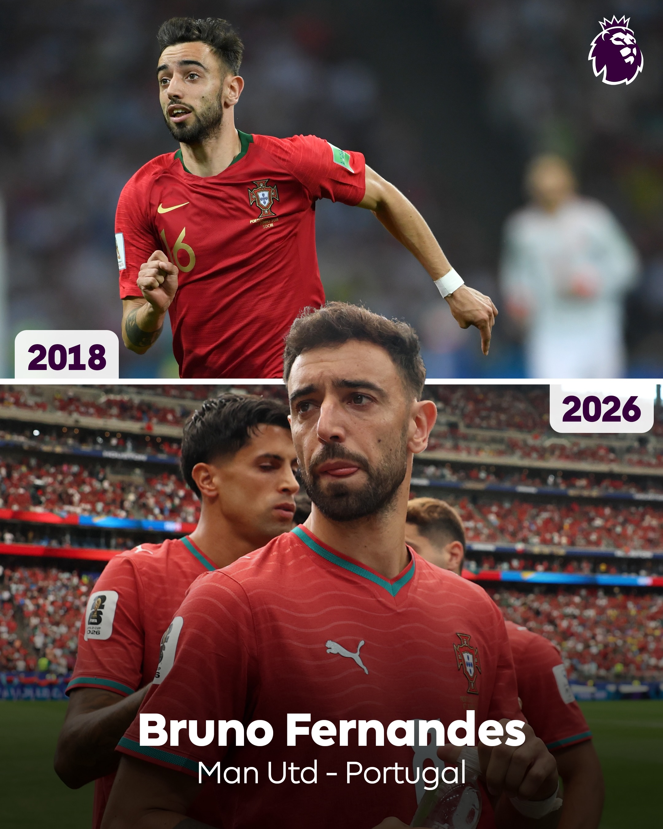 First World Cup ➡️ 2026 World Cup

Plenty of Premier League experience at this year’s tournament 🫡