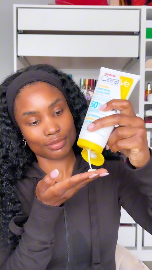 ad School-run mornings are always a little chaotic, but at least the SPF absorbs in one second ☀️ Lightweight, non-greasy and helps build the skin barrier. @ceraveuki #skincare #ceravesuncare