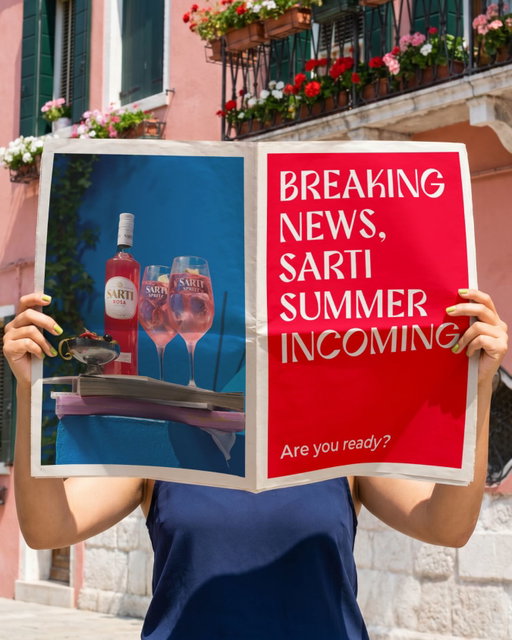 This just in. It’s officially a Sarti Summer. #SartiSpritz #EnjoyResponsibly