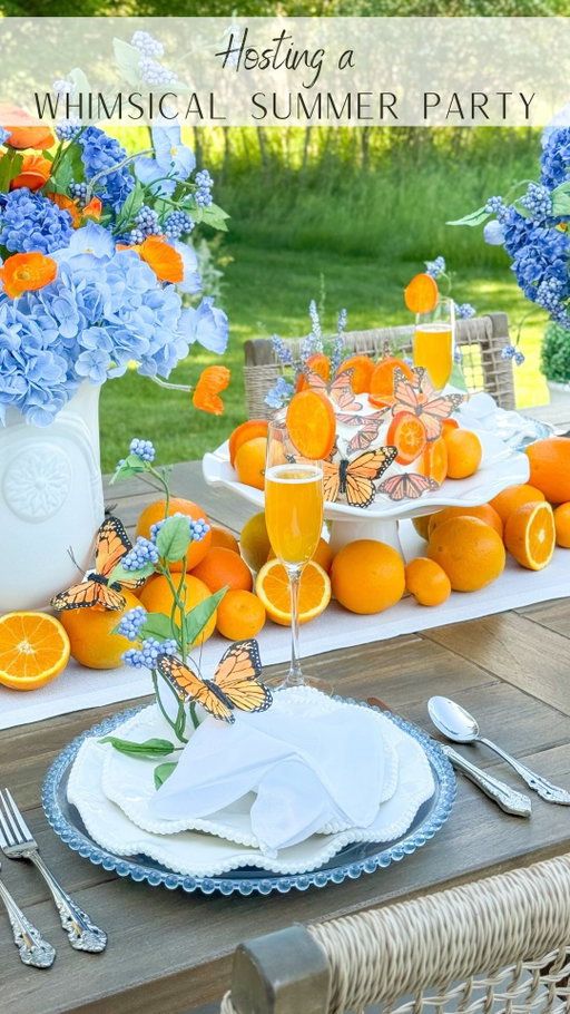 Life is meant to be whimsical 🦋🧡✨
Host the party, use the good plates, and let the table be full. You won’t look back and wish you celebrated less!

✔️Comment LINK to shop this table, and
✔️Follow along for more summer hosting ideas!

.
.
.
.
.
.
#summertablescape #hostingtips #entertainingathome #whimsicaldecor #tabletopdecor