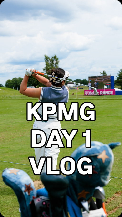 day one at my first major event as a pro! #lpga #golf #golfgirl #golfswing #vlog
