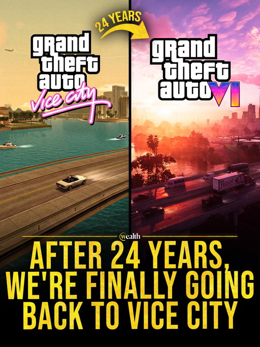 Vice City returns in Grand Theft Auto VI after 24 years. 🌴🎮

Grand Theft Auto: Vice City launched in 2002 and set Rockstar’s crime saga in a stylized 1980s Miami-inspired city. Grand Theft Auto VI brings Vice City back in the fictional state of Leonida, with Jason and Lucia at the center of a modern-day story.

The side-by-side comparisons compress a 24-year jump from PlayStation 2 hardware to Rockstar’s current console release. Rockstar says GTA VI will launch on November 19, 2026 for PlayStation 5 and Xbox Series X|S, with pre-orders starting June 25.

#GTAVI #ViceCity #RockstarGames #GrandTheftAuto #Gaming