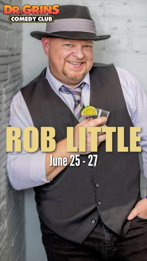 Rob Little makes his triumphant return to Dr. Grins this weekend June 25-27! We hope you’re ready because we know we are. Head to our bio or stories and secure some seats for a laugh riot!
______

Rob Little’s outlook on life can be summed-up in two words: Pure Optimism. At a young age, he developed and nurtured an upbeat philosophy about life. In a recent interview he revealed, “In elementary school, kids would always pull food away from me at lunchtime saying mean, hurtful things like ‘Let go of my sandwich!’”

Fortunately, Rob’s ability to see things in a positive light, coupled with his desire to make people laugh, has served him well. While working for IBM, he deciding to take a huge risk. The Detroit-born comic sent out an ALL-company e-mail that read, “If you aren’t happy here, quit your job and follow your dream.” IBM promptly gave him his walking papers but this was a blessing for Rob and comedy lovers nationwide.

Watch Rob in action, and you’ll agree that he is one of the very best stand-up comedians in the country. A sketch comedy player on the Fox Sports Net Show, “The Best Damn Sports Show Period” and “Last Call with Carson Daly,” Little uses his training from the world famous Second City Comedy Club to create routines that are inventive, funny, spontaneous, and completely unique. He headlines all over the country, has appeared in national television commercials and on such shows as Comedy Central’s “Distraction,” Fox News and SiTV’s “Latino Laugh Festival.” He also earned a role on the CBS network summer hit series, “Fire me Please.”

@roblittlecomedy 
@bigoldbuilding 

#standupcomedy #nightlife