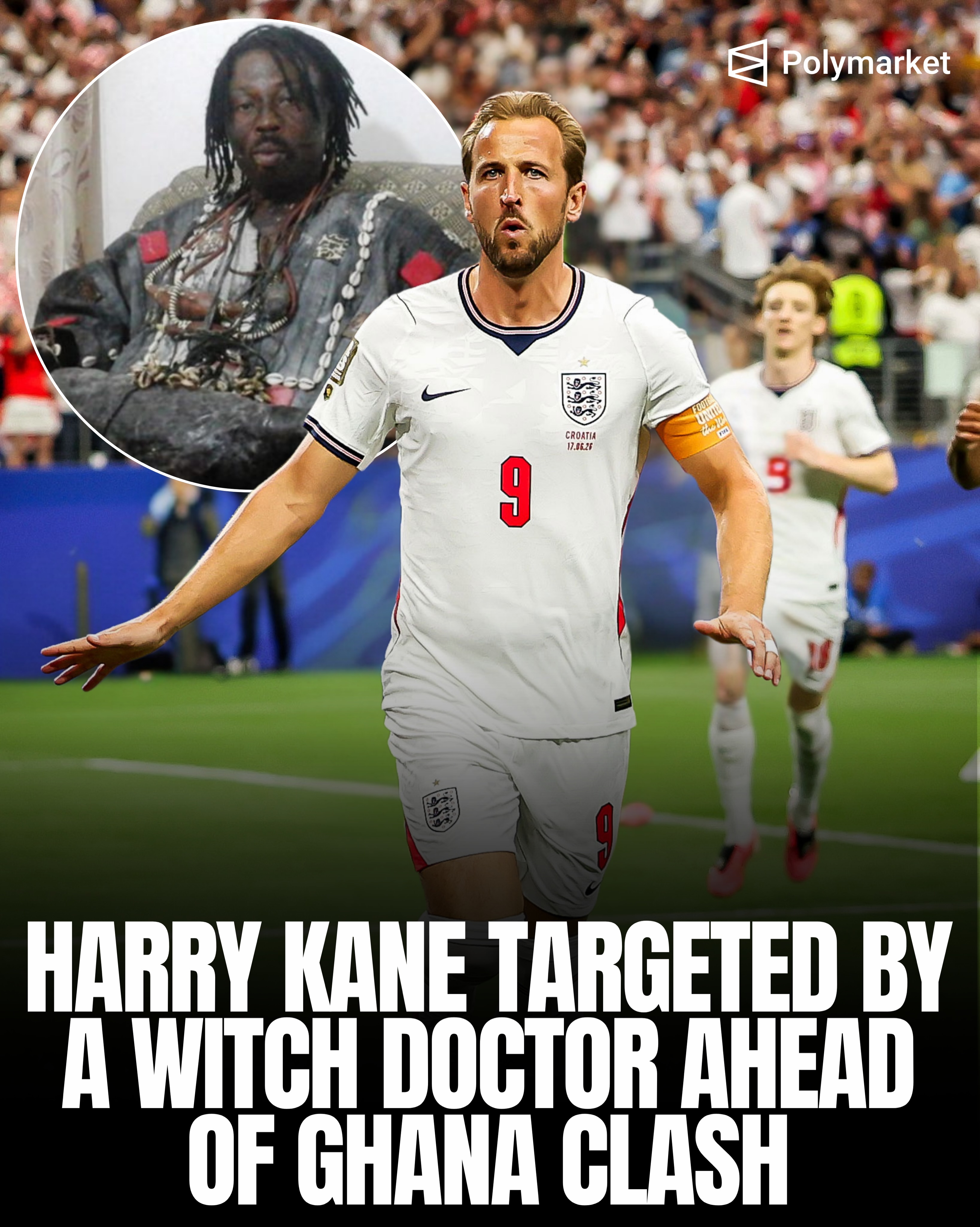 😳🧙 Ghanaian witch doctor Nana Kwaku Bonsam has vowed to put a curse on Harry Kane for Tuesday’s England vs Ghana 

“I am working on Harry Kane. I have shown what I am capable of before so I know what work I must do to stop him. I am not wishing him serious injury. It will be just enough to stop him against my country. I will do my work so that it can help Ghana”

@dailystar 📰