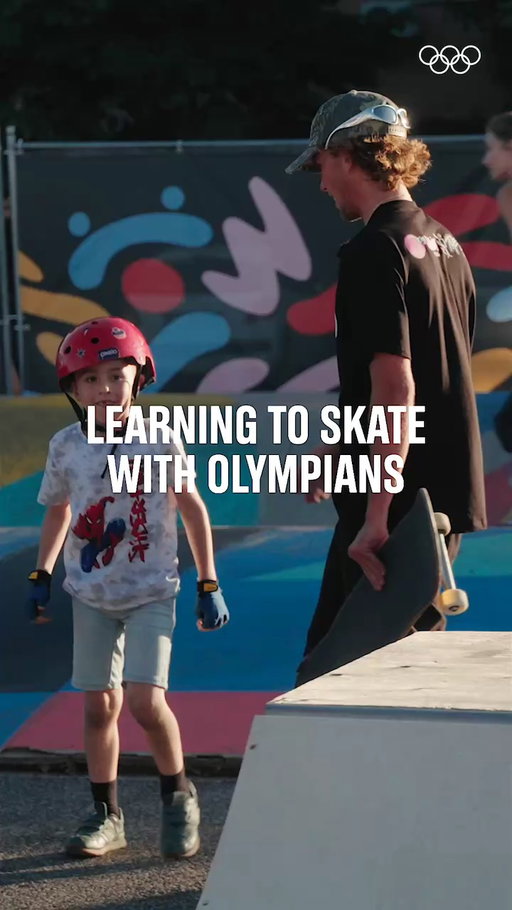 First steps in skateboarding with Olympians? Count us in! 🛹🙌

You won't know how far you can get unless you try... #LetsMove

#Olympics