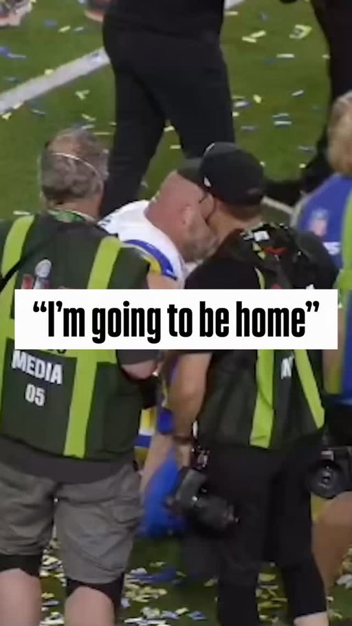 Watch the moment Rams and Bengals legend Andrew Whitworth told his kids he’s going from full-time football player to full-time dad. 💙 (via @nflfilms ) #HappyFathersDay