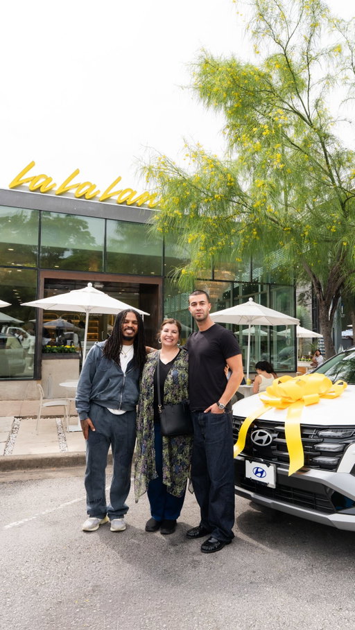 God Is Amazing 🙏🏾💕 Michelle lost everything in the Kerr County floods last year and never stopped showing up for her kids and the 90+ children on the spectrum she teaches. today me, @lalaland and @hyundaiusa got to come together and bless her with a brand new Hyundai Tucson 🫂 this one means a lot. #hyundaipartner