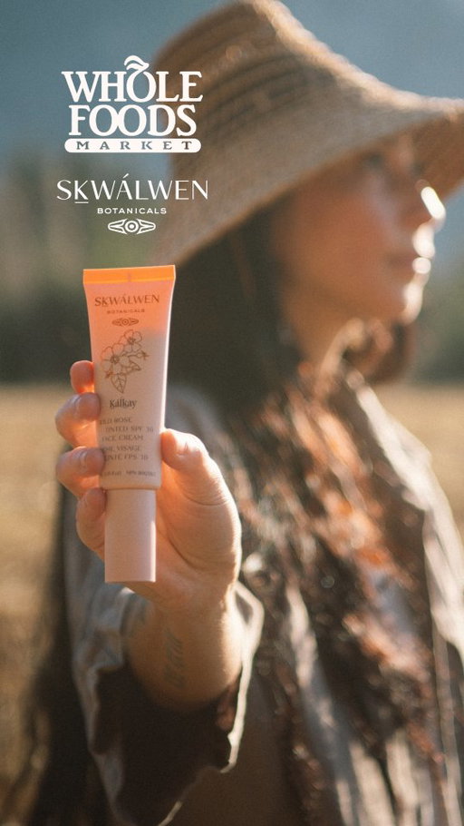 Seeing Sḵwálwen on the shelves at Whole Foods Market during Indigenous History Month is a full-circle dream come true.

When I began formulating, I wanted to creatively share my love of Indigenous plants while staying rooted in my elders' teachings, living with respect and reciprocity for the land.

Increasing Indigenous representation matters. Seeing our Skwxwú7mesh language and cultural meaning prominently displayed on retail shelves is a positive step forward, and I hope it opens doors for more Indigenous creators to see themselves represented.

Drop a 🌿 if you’ve spotted us on your latest Whole Foods Market run in BC!

- Dr. Leigh Joseph