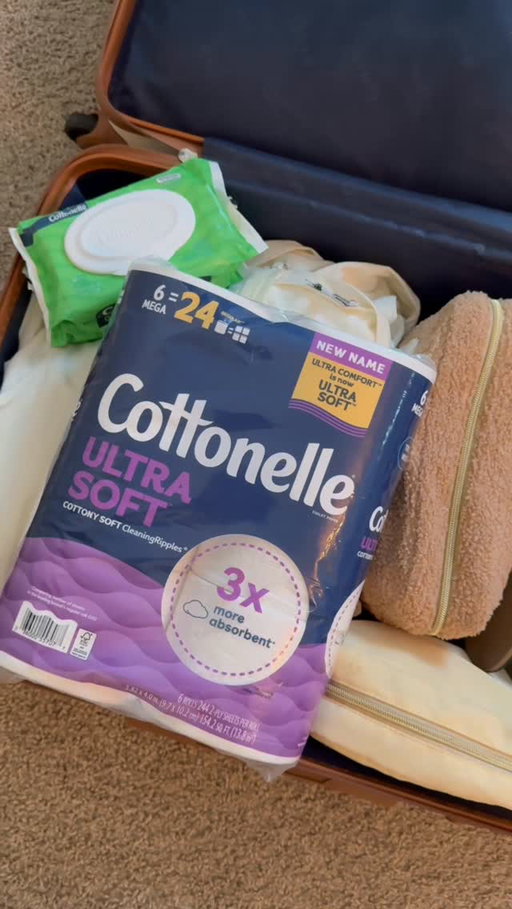 Because “pack light” shouldn’t mean sacrificing the comforts of home ☁️ 

#CottonelleComeClean #CleaningRipples