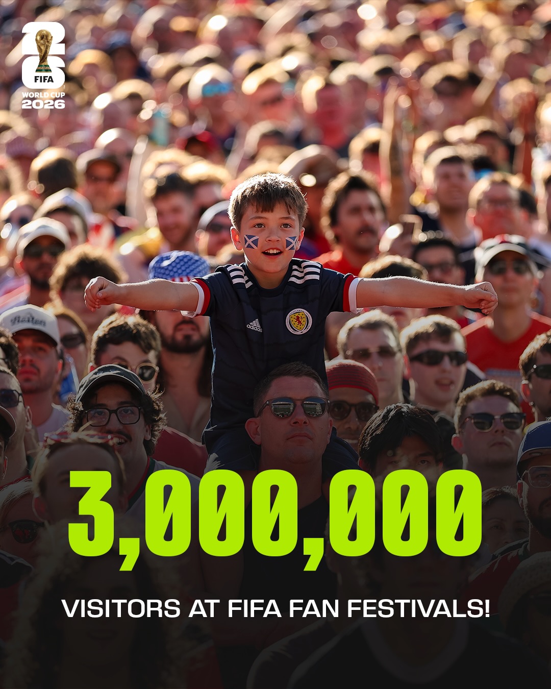 The support at FIFA Fan Festivals across Canada, Mexico and the United States just keeps growing! 👏