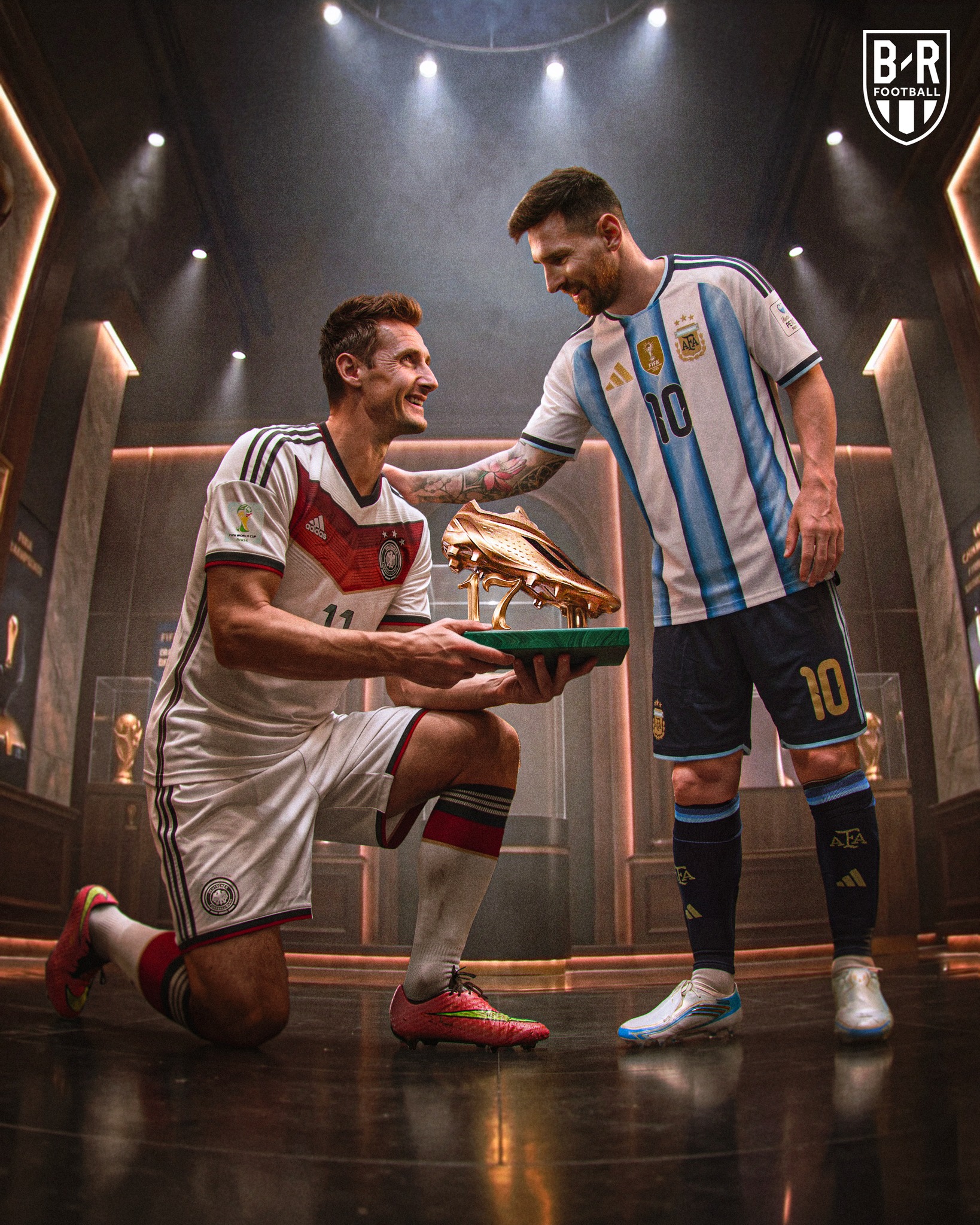 LIONEL MESSI BREAKS MIROSLAV KLOSE’S RECORD FOR MOST MEN’S WORLD CUP GOALS IN HISTORY 👑🐐