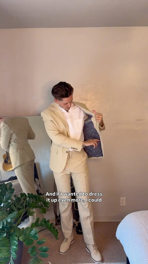 Lightweight, breathable, and versatile? That’s our linen collection. 

Have you ever worn a linen suit before?

Use code NOAHO15, online purchases only, valid through 9/4/26.

Creator’s IG: @noahosbrne