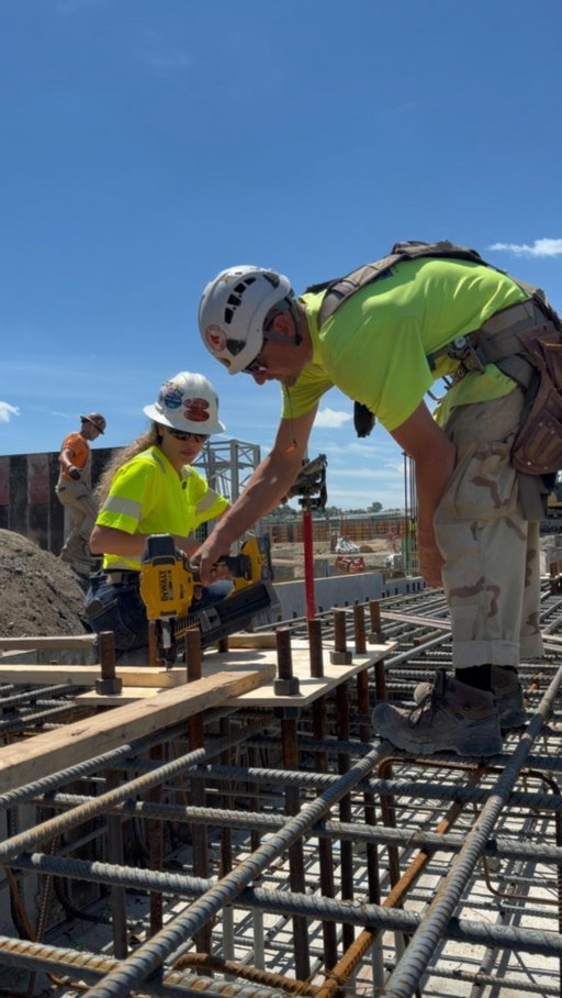 Concrete waiting. Tight Tolerance..DEWALT Nail Gun in hand. Keeping the job moving. @dewalttough #DEWALTPartner #DEWALTTough

#concrete #construction #engineer