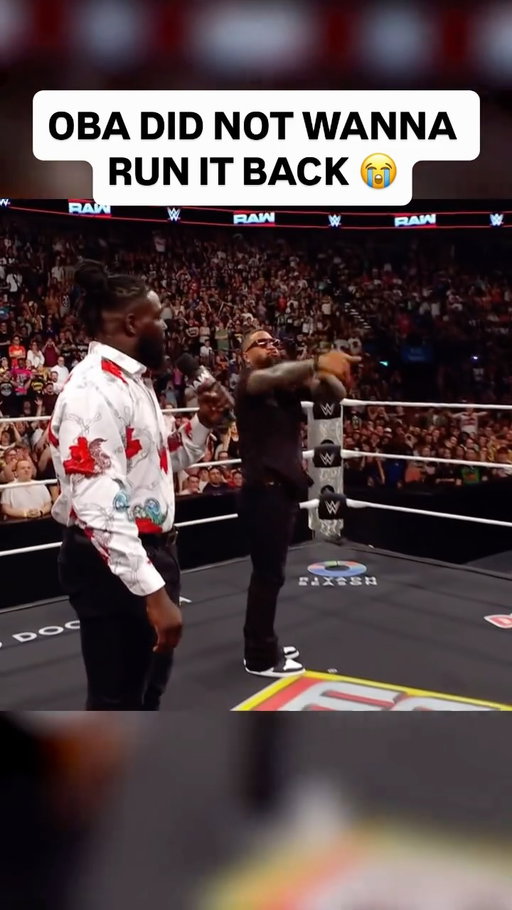 Even The Ruler can’t stop the people from yeeting. #WWEonNetflix #WWERaw