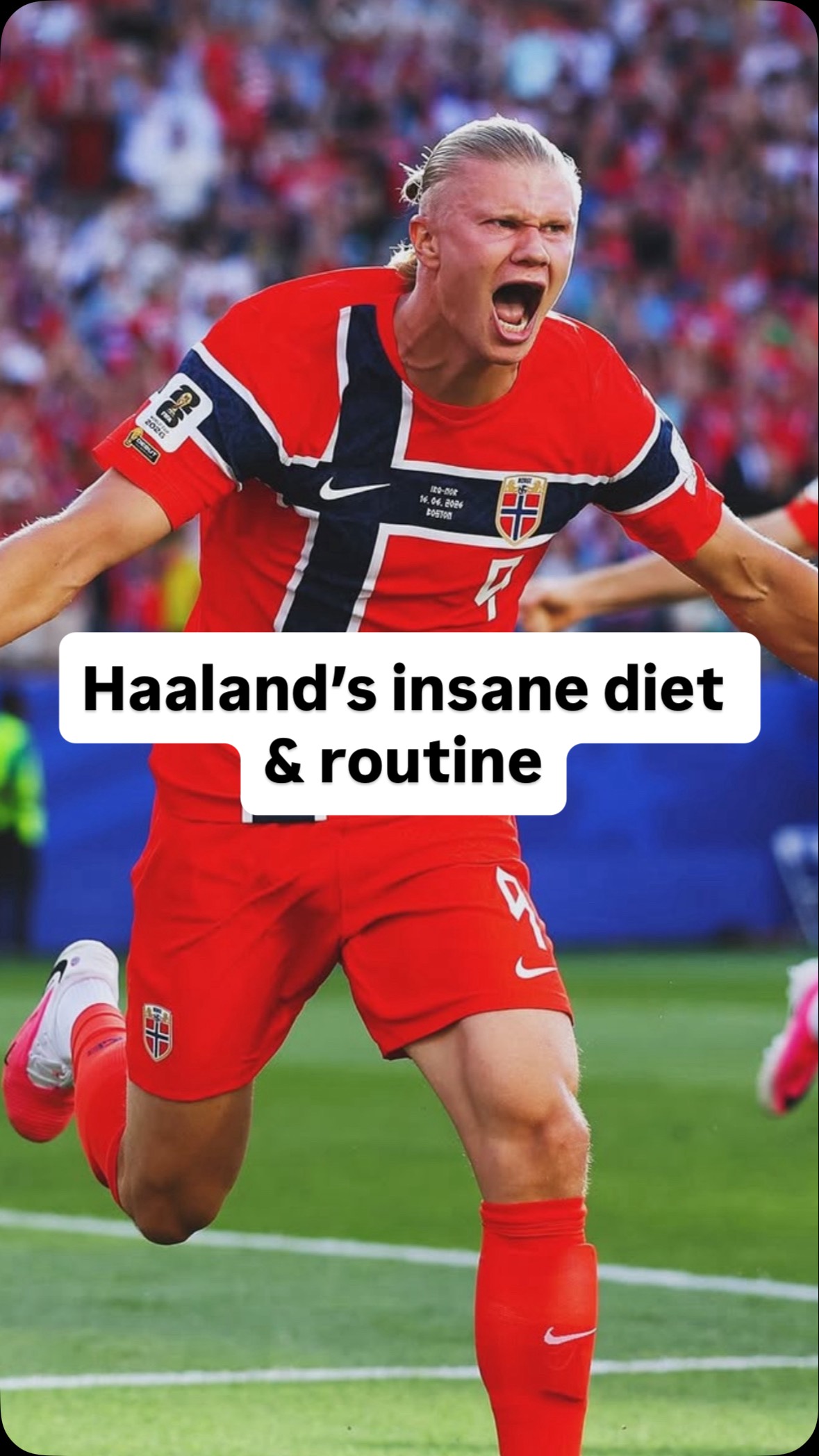 Erling Haaland and Norway’s regimented diet is incredible ⚽️#erlinghaaland #norwaysoccer #worldcup #fifaworldcup #soccer