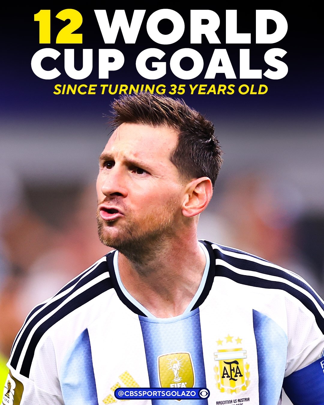 Lionel Messi has scored more World Cup goals after turning 35 than these legends have managed in their entire World Cup careers: 

Diego Maradona
Cristiano Ronaldo
Harry Kane
Roberto Baggio
Thomas Muller
Gary Lineker
Gabriel Batistuta
David Villa
Rivaldo