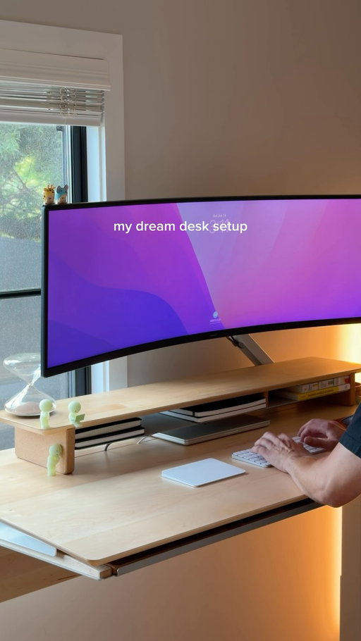 building my dream desk w/ @grovemade first the Desk Shelf System & now the desk to match a long-time wishlist item finally acquired—and somehow even better in person #desk #desksetup #deskgoals #deskdecor #deskinspo