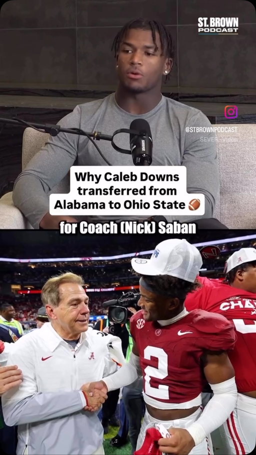 Caleb Downs Had A Few Thoughts on #Bama and #OhioState 🤨 #Funnymaine #RollTide #Saban