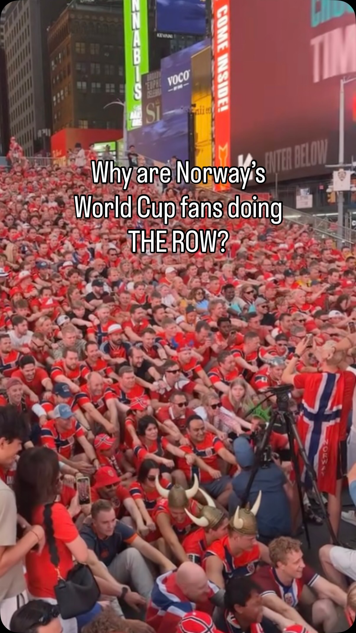 Have you seen Norway’s viral World Cup row?🇳🇴⚽️
 
Out of all things… 🚣 WHY are thousands of Norwegians rowing together?

Turns out, the answer goes back centuries. Here’s the history behind it all!

Credits📸
Rowing in Times Square @norwaynewyork 
Norway fans rowing and celebrating @mr.row.row 
Interviews in Oslo @maverix.no 
Oseberg Viking ship @vikingtidsmuseet 
Copy of Gokstad Viking ship @vikingtidsmuseet @lofotrvikingmuseum 
Lofoten mountainview @reisebaglo 
Black and white photos @nasjonalbiblioteket 
Sagastad viking ship voyage - @sagastad_official Tore Friele Lie