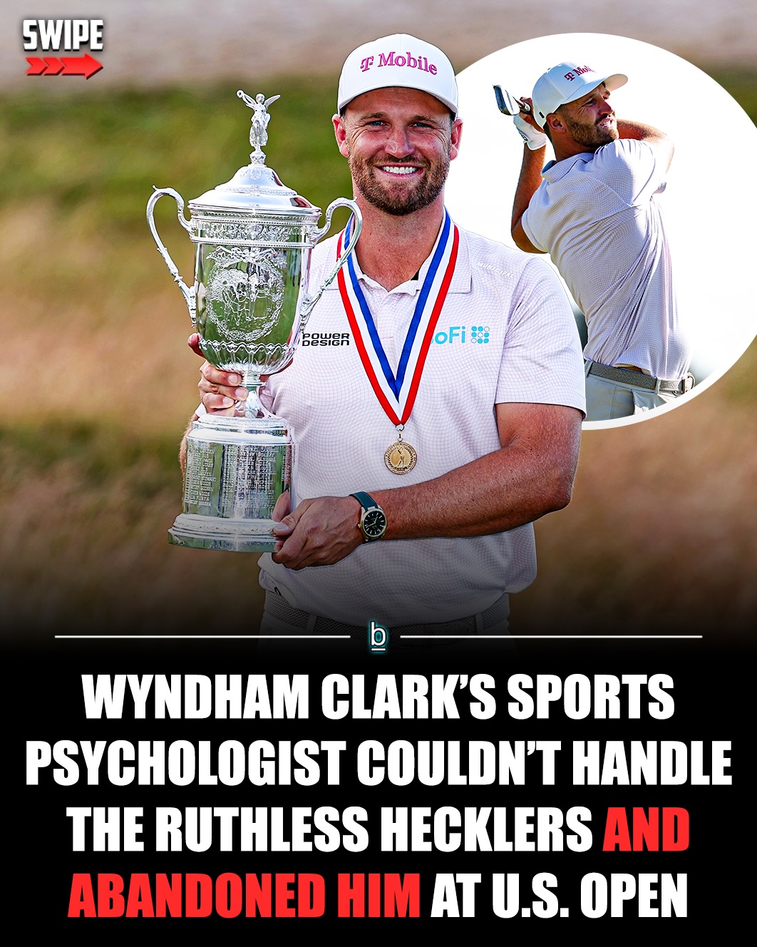 Wyndham Clark survived one of the most hostile crowds in recent U.S. Open history to capture the title at Shinnecock Hills. 🏆

Fans cheered his mistakes, groaned at his good shots, and several hecklers were reportedly removed by police as the pressure mounted. 😳

Clark entered Sunday with a six-shot lead and nearly watched it disappear before grinding out a one-shot victory. 

Even Brandel Chamblee said he had never seen an American golfer receive that kind of treatment on American soil, while Scottie Scheffler admitted the crowd may have gone too far. 👎

What makes the story even crazier is that Clark’s sports psychologist, Julie Elion, who NBC highlighted throughout the week for helping him manage his mental game, reportedly left the course during the final round because she couldn’t handle the atmosphere herself. 🤦‍♂️

Clark still had to lean on the lessons she taught him while battling both the crowd and his own nerves down the stretch. 

But it’s hard not to wonder what message that sends when the person responsible for helping athletes stay calm under pressure heads for the exits during the biggest moment of her client’s career. 🤷‍♂️

Follow 👉 @brobible for all things “dude” 😎 

#golf #golfing #usopen #pgatour #guys