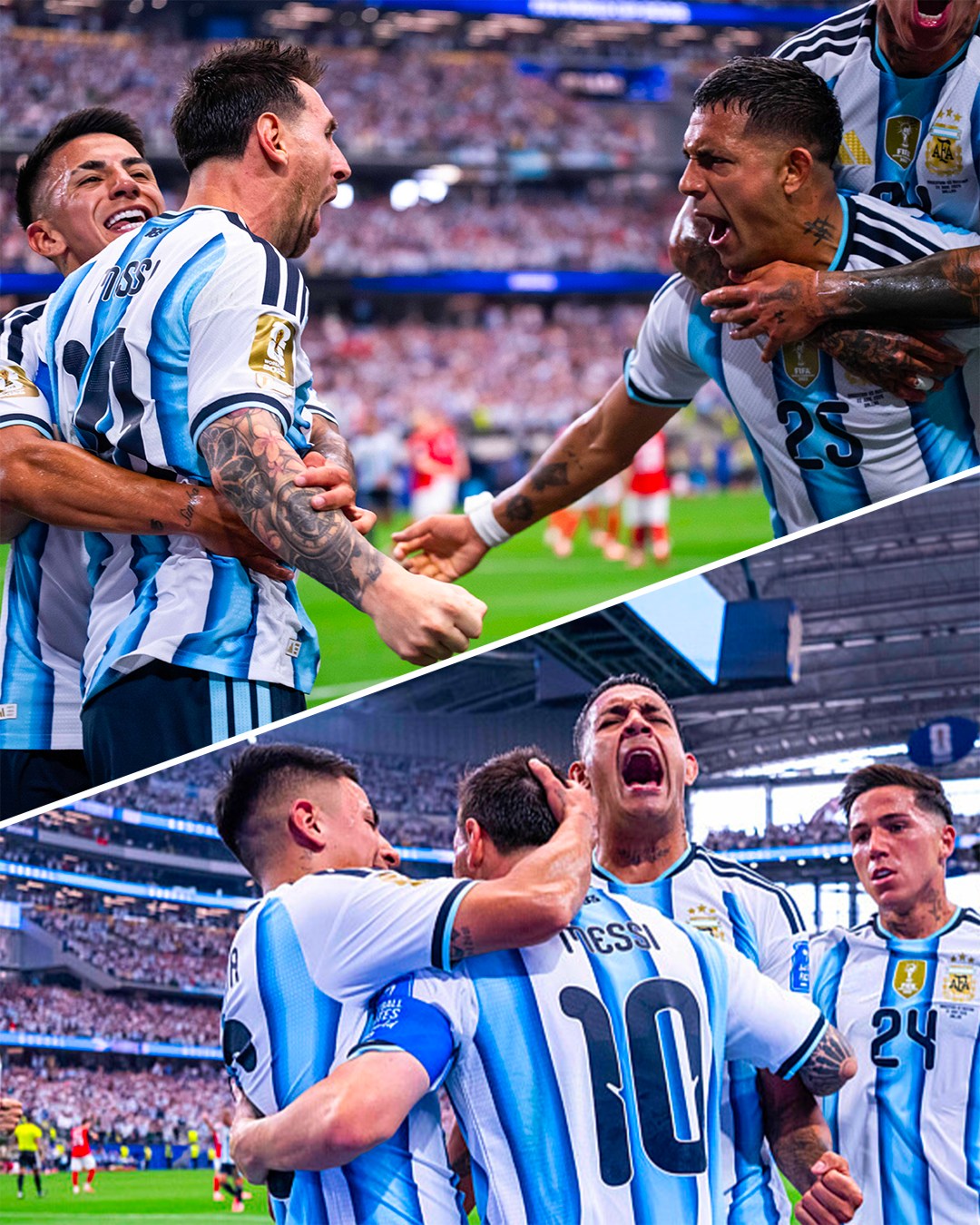 Facundo Medina with the assist for Lionel Messi’s 𝗵𝗶𝘀𝘁𝗼𝗿𝗶𝗰 𝗪𝗼𝗿𝗹𝗱 𝗖𝘂𝗽 𝗴𝗼𝗮𝗹 🅰️💥🇦🇷

#ARGAUT #FIFAWorldCup