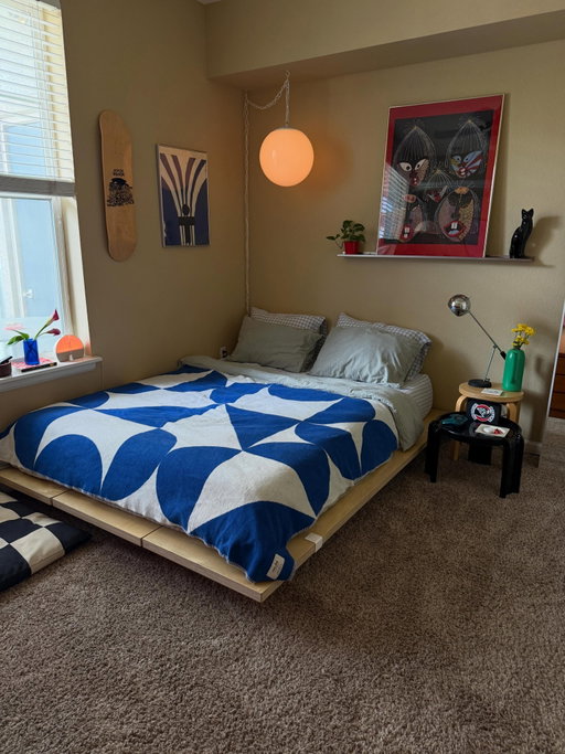 Starting the week with a new bedroom layout 🌀💫