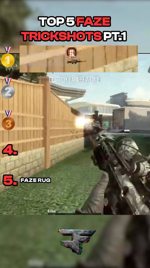 Which ICONIC shots should we put in Part 2? 🎯 #faze #fazeclan #callofduty #trickshot #blackops