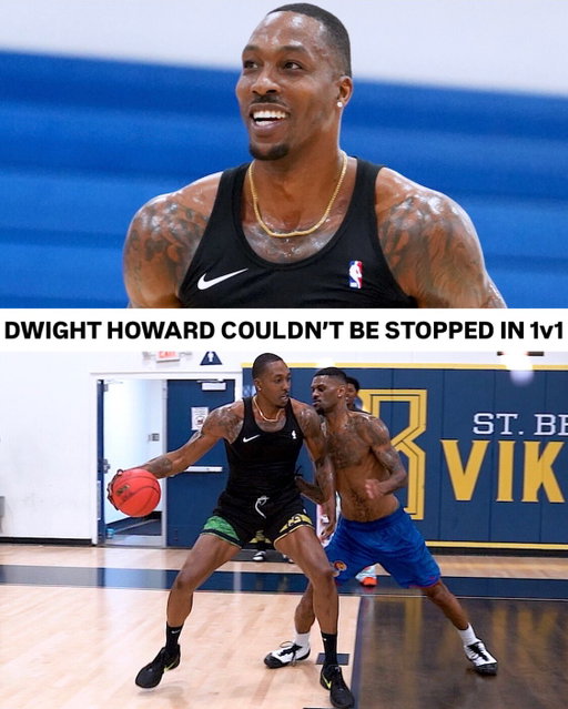 Dwight Howard destroyed these 1v1’s 😳 casually!! @dwighthoward 
🎥 : @cazzieballislife