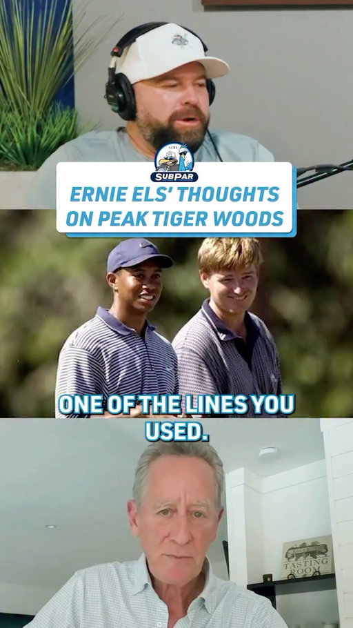 Peak Tiger Woods was on an entirely different level than even the greatest players of his era.  On this episode of Subpar, Rich Lerner tells @coltknost and @thesleezyman about Ernie Els’ candid response to trying to take down Tiger in his prime.