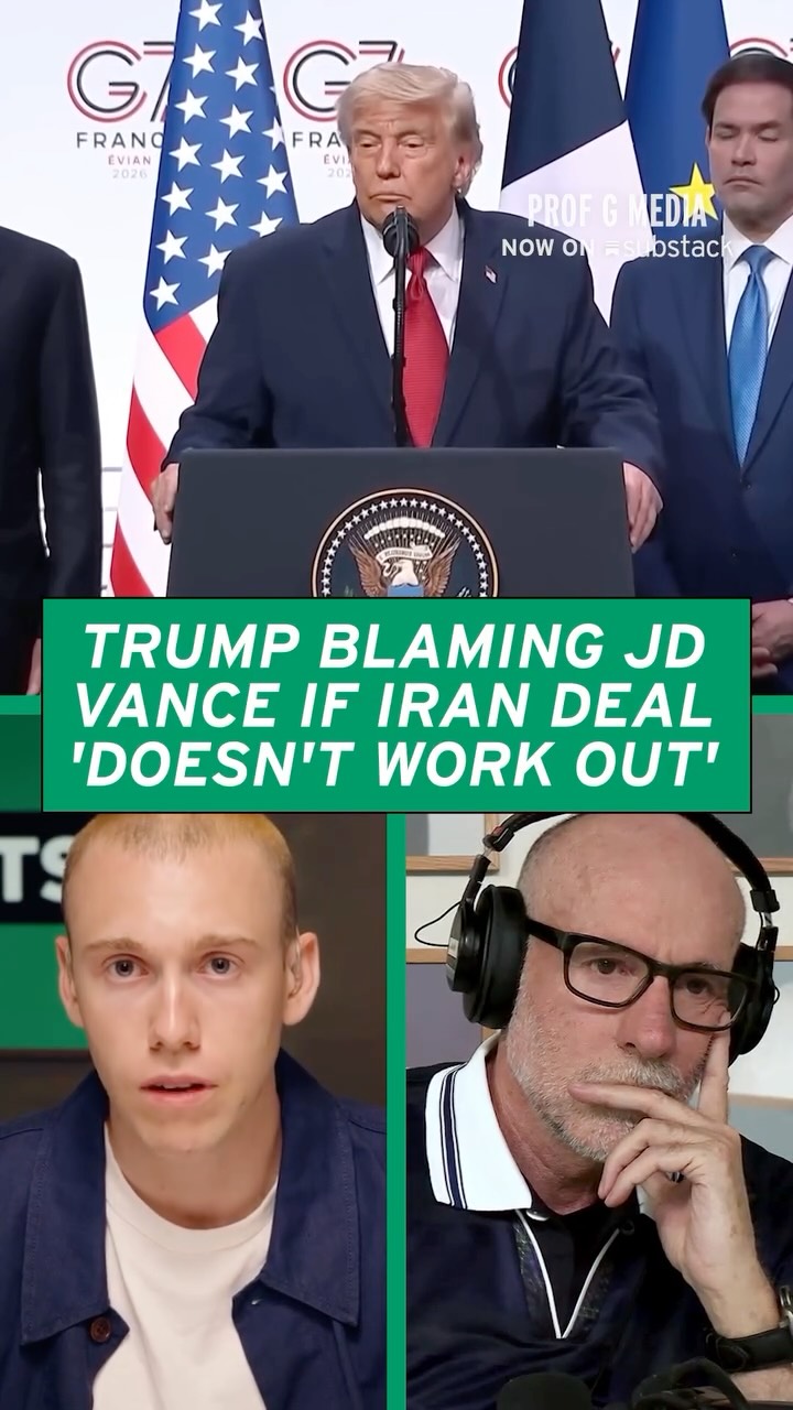 ‘This works less than 50% of the time’, @profgalloway from today’s show:

“There’s some element to this where you send the vice president. If it works out, great, you’ll look like a genius for sending him, and if it doesn’t work out, it’s the vice president’s fault.

I like that idea, well, this way, if it works out, I’m gonna take the credit. If it doesn’t work out, I’m blaming JD. You better be careful, JD.”