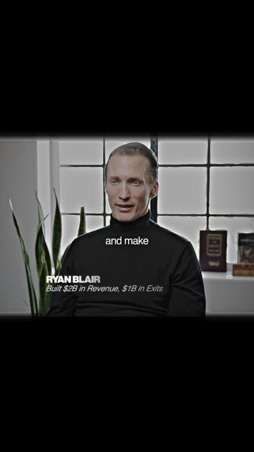 The best investment you can make in 2026...

One of the biggest lessons entrepreneurship teaches is that success compounds.

Not overnight.

Not all at once.

But through small actions repeated consistently over time.

Better decisions.

Better leadership.

Better communication.

Better hiring.

Better execution.

Those small improvements eventually create outcomes that look dramatic from the outside.

Those are also lessons Ryan Blair has spent decades learning while building and scaling companies.

Today:

• Serial entrepreneur
• CEO of AlterCall
• New York Times bestselling author
• $1B+ in company exits

Everything shared here comes from real-world experience leading teams, growing businesses, and navigating the realities of scale.

Expect content around:

• Entrepreneurship and startup growth
• Leadership and company culture
• Team building and management
• Sales, marketing, and execution
• AI, automation, and business leverage
• Mindset, resilience, and decision-making

If you’re building a business, leading people, or working to become a stronger entrepreneur, this page is for you.

Follow for practical business strategy, leadership insight, and lessons learned through real execution. #business #investment #selfhelp #wisdom #growth