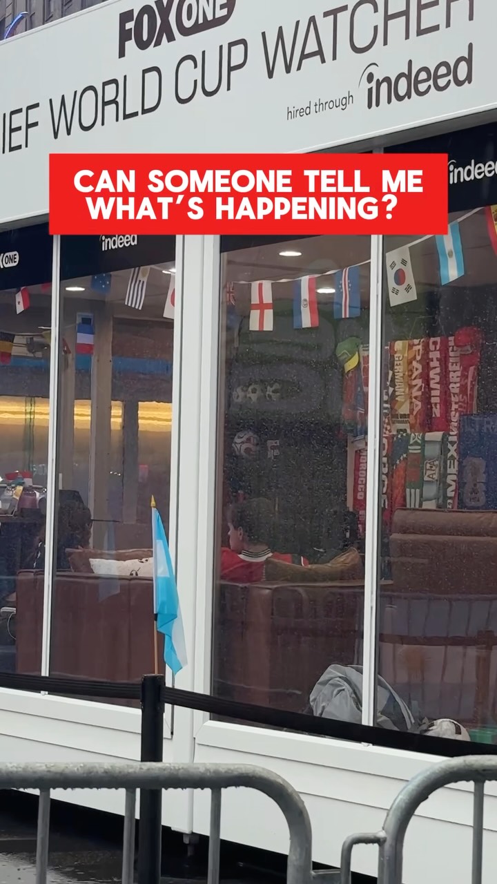 Apparently the “Chief World Cup Watcher” is paid $50,000 for watching ALL 104 matches inside a custom glass cube in the middle of Times Square😳

Would you do this?

#TickPick #worldcup #fifaworldcup#worldcup2026 #fifa