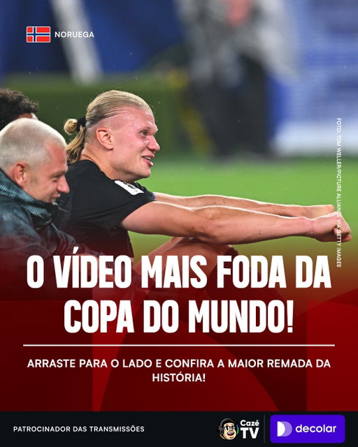 🤯 O PRÊMIO DE VÍDEO MAIS FODA DA COPA DO MUNDO VAI PARA: A COMEMORAÇÃO DA NORUEGA COM A TORCIDA!!! 🇳🇴

🚣‍♂️ A MAIOR REMADA QUE O PLANETA JÁ VIU! 🏆🌏

🚨 𝐒𝐄 𝐓𝐄𝐌 𝐂𝐎𝐏𝐀, 𝐄𝐒𝐐𝐔𝐄𝐂𝐄! É NA CAZÉTV! 🤩📺

#CoberturaCazéTV #CopaNaCazéTV #cztv23 #PostPatrocinado #Decolar