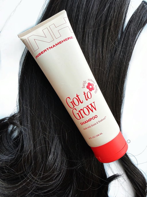 Got To Grow Shampoo from @insertnamehere has been on my radar and I cannot wait to give her a go! I have been on the hunt for something that will help my hair grow (insert perimenopause hair issues here). I have high hopes for this shampoo as INH has never disappointed me!! Thank you for this gift! 

What It Is:
A scalp-stimulating formula that has a restorative blend of powerful plant-based ingredients. Designed to bring your style back to life by gently cleansing & supporting stronger, denser, beautiful hair. Bond Builder goes beyond the surface, working at the core of the hair shaft to seal the hair cuticle, helping to strengthen your hair & prevent hair breakage. The plant extracts in this hair care formula stimulate & anchor the hair follicle to promote hair density & enhanced hairstyles.

🌱 VEGAN
🌱 CRUELTY FREE
🌱 NO ALCOHOL
🌱 NO PARABENS
🌱 NO SULFATES

#insertnamehere #inh #haircareproducts