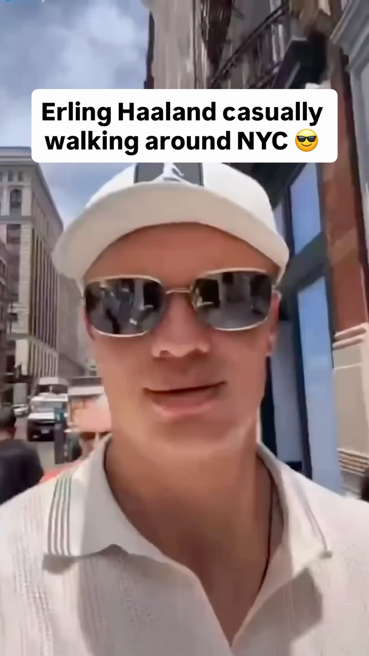 Nobody recognized Erling Haaland 😅

Same guy who scored 2 goals to lead Norway to the round of 32 😭

(via @erling)

#soccer #football #futbol #haaland #nyc