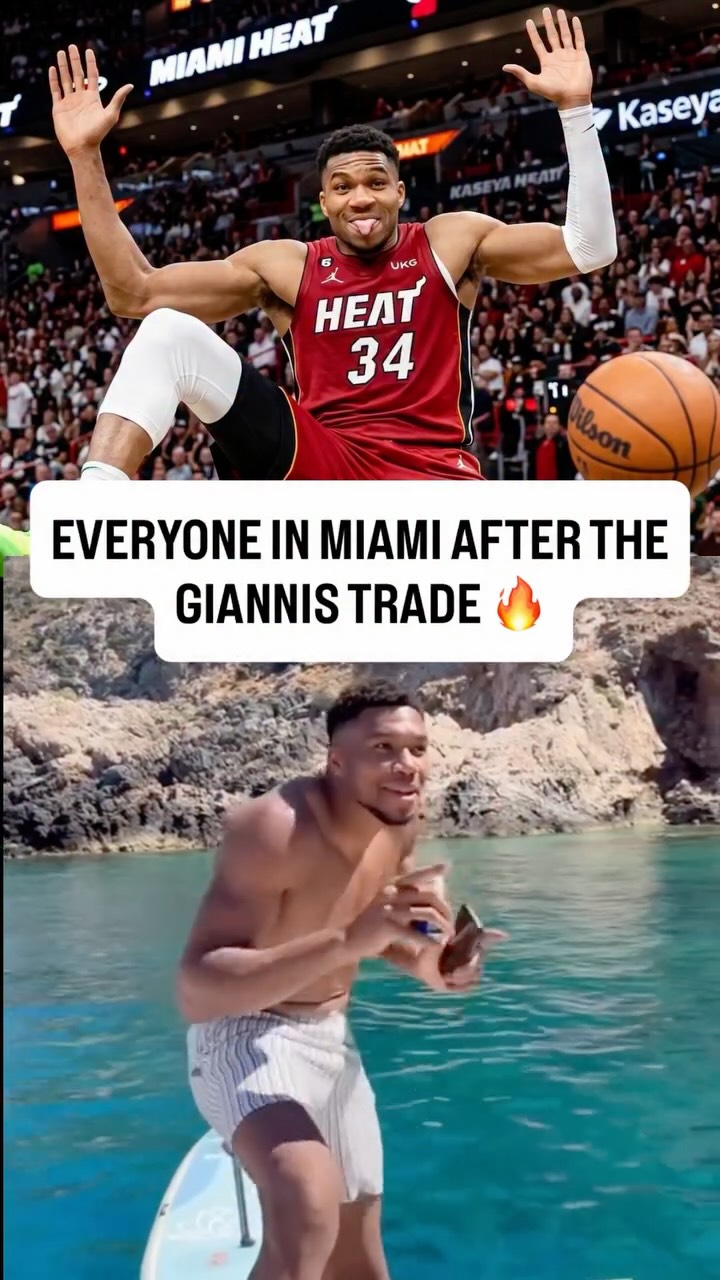Giannis Antetokounmpo HAS BEEN TRADED TO THE MIAMI HEAT! 

#miamiheat #heatnation #giannisantetokounmpo #nba