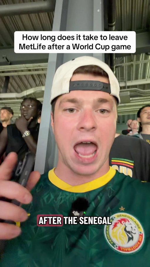 The rain at the end made this quite a journey home from MetLife after Senegal vs. Norway